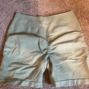 Powerlete Green Evolve Seamless Shorts